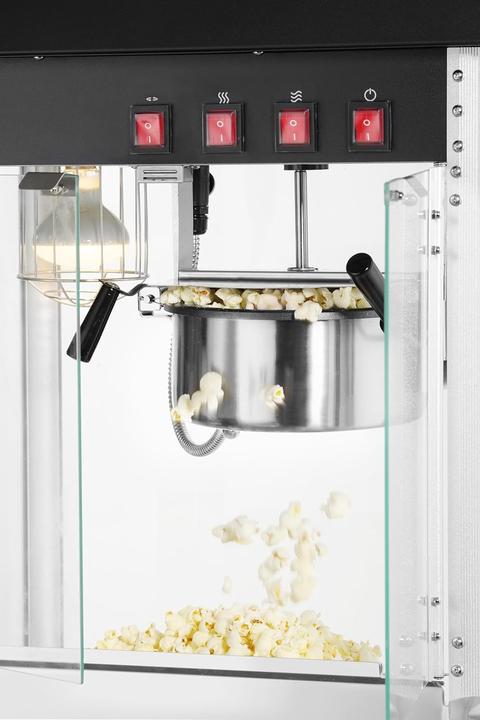 Produktbild Hendi Popcornmachine - Zwart - 230V/1500W - 560x420x(H)770mm 282762 - Horeca & Professioneel
