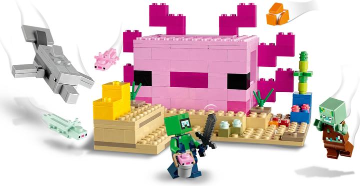 Actual product image LEGO The Axolotl House (21247, LEGO Minecraft)