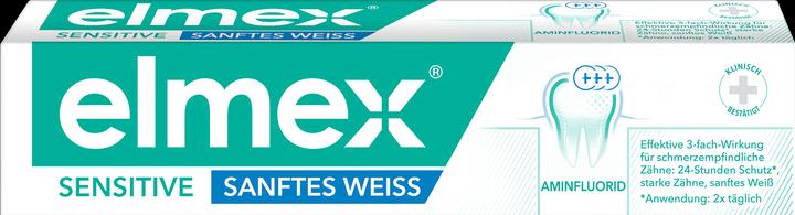 Actual product image Elmex SENSITIVE soft white toothpaste (75 ml)