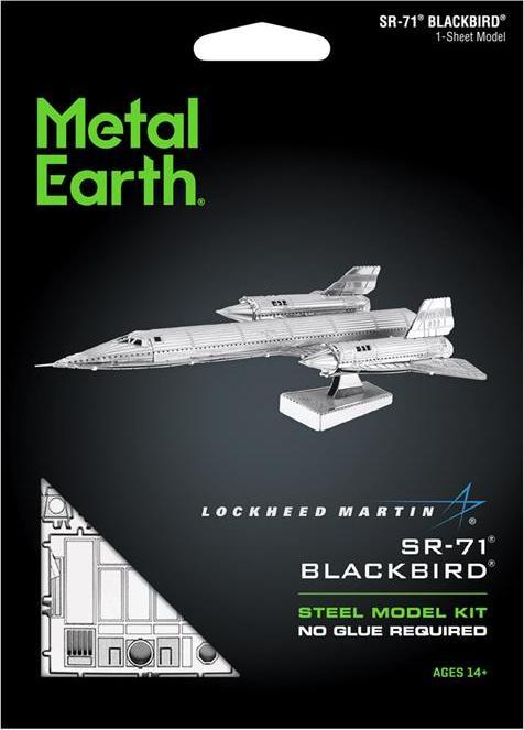 Image du produit Metal Earth Lockheed Martin® SR-71® Blackbird® (oiseau noir)