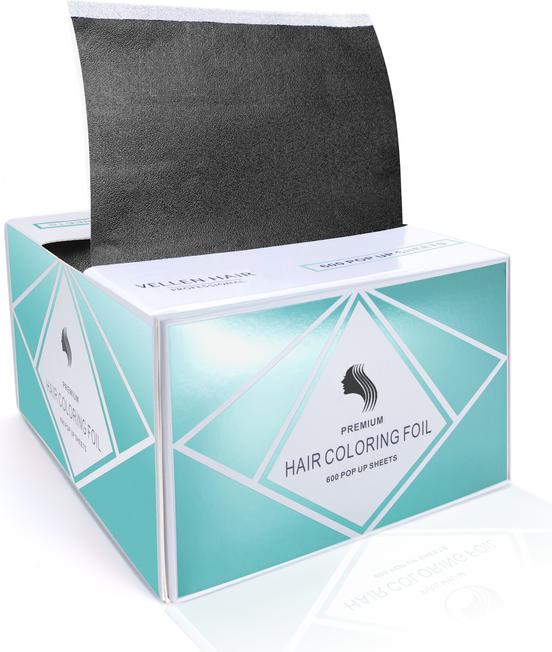 Actual product image Vellen Hair Pop Up Foils 600 pcs black