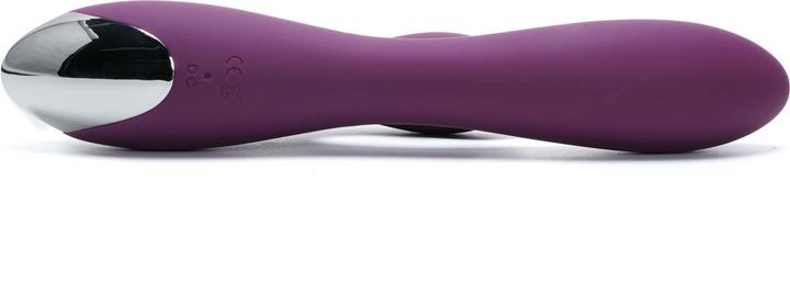 Actual product image Tracy's Dog Jade Rabbit Vibrator - Purple