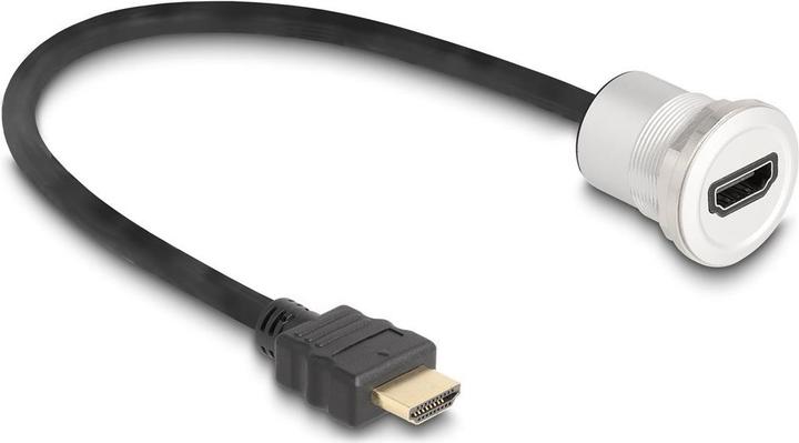 Immagine prodotto Delock Presa HDMI a pannello 8K 60 Hz con cavo a frusta (0.30 m, HDMI)