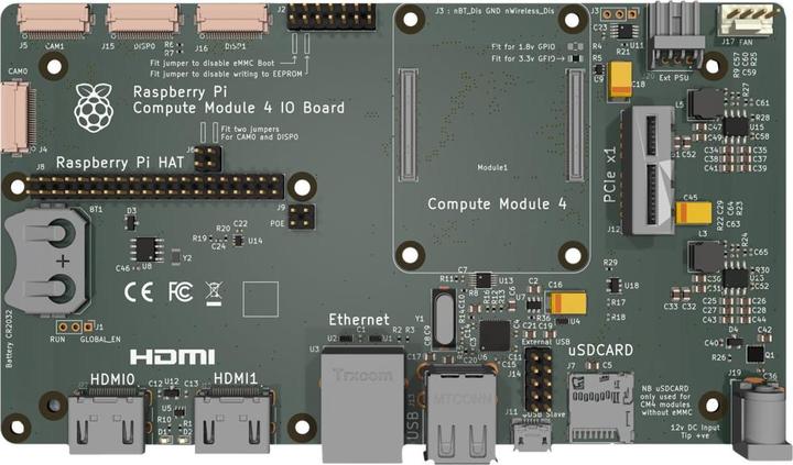 Immagine prodotto Raspberry Pi RPI CM4 Scheda IO Pi