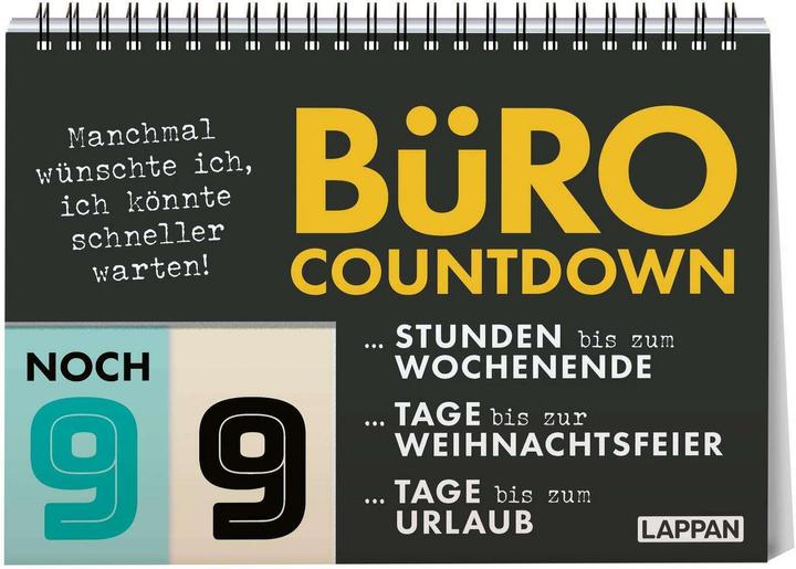 Image du produit Calendrier à rebours pour le bureau (Couverture rigide, Allemand)