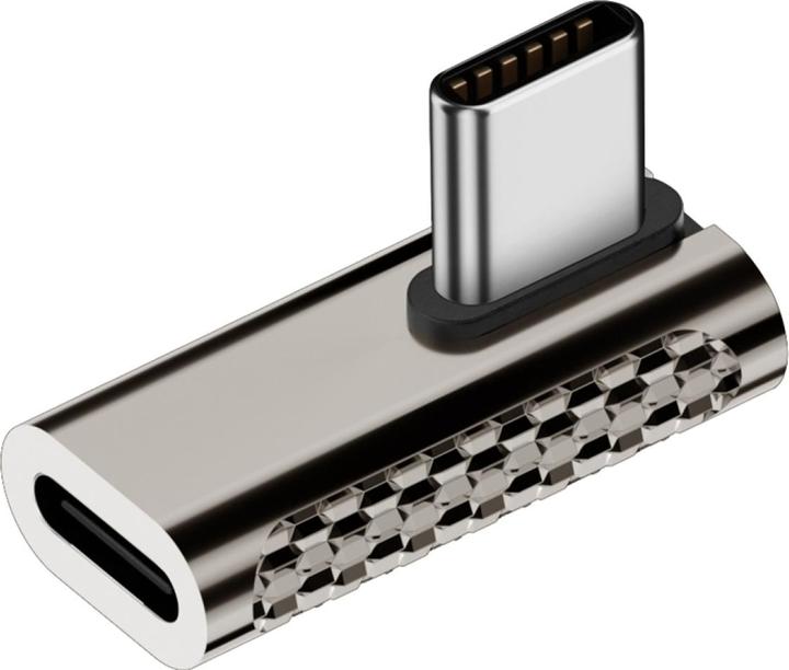 Produktbild PowerGuard Titan USB-C 90-Grad Winkel Left/Right Adapter 100W 20 GBit/s