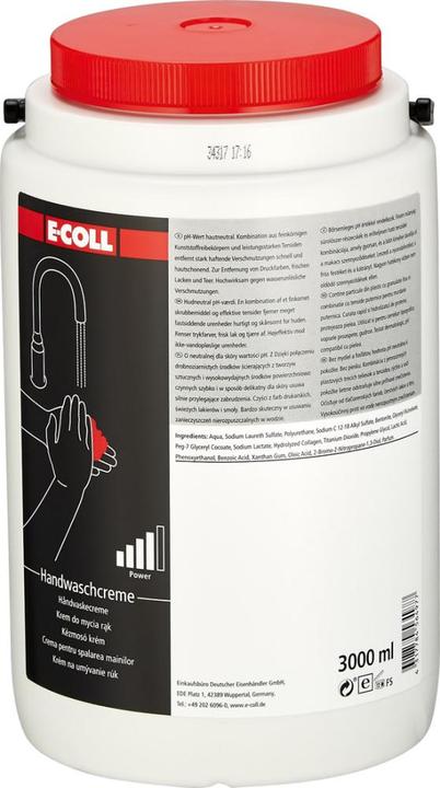 Image du produit E-coll Crème lavante pour les mains