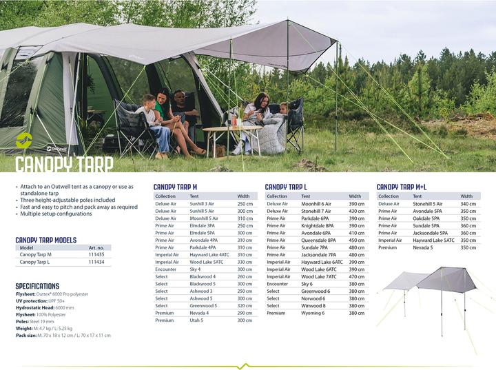 Produktbild Outwell Canopy Tarp M (Tarp, 5.25 kg)