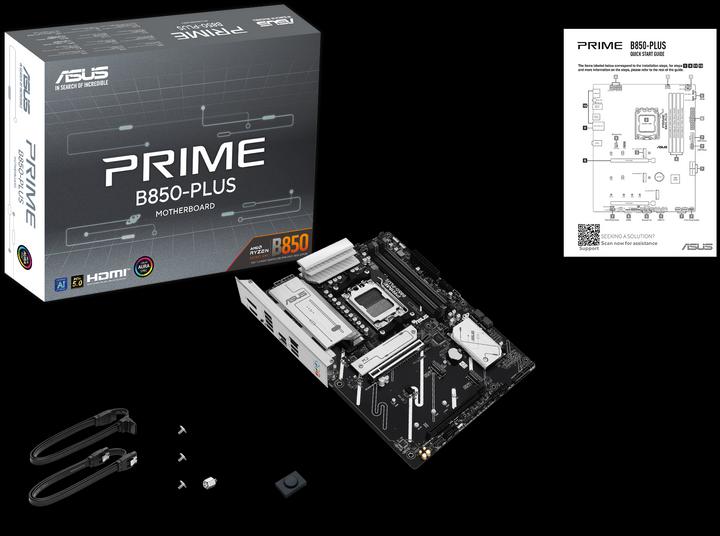Actual product image ASUS PRIME B850-PLUS-CSM (AM5, AMD B850, ATX)