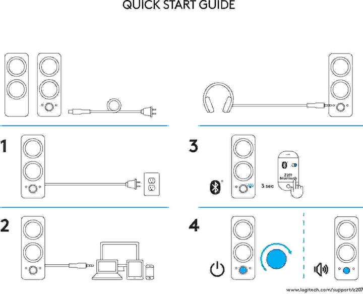 Immagine prodotto Logitech Z207 Bt