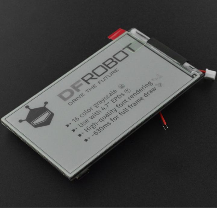 Produktbild DFRobot 4.7inch 540x960 E-Ink Display mit ESP32