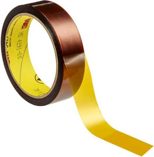Produktbild 3M Polyimid-Folienband, 25.4mm x 3, Gelb (25.40 mm)