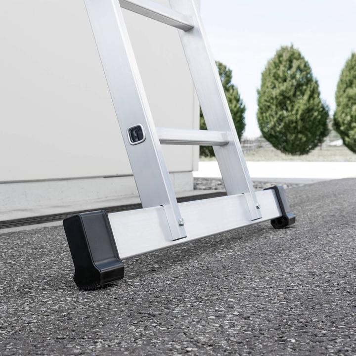 Produktbild Munk Teleskopleiter 4-teilig mit Traverse 4x5 Sprossen (Teleskopleiter, 3 cm)