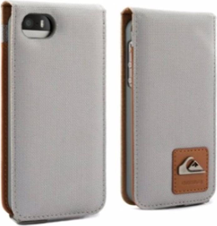 Image du produit Proporta Quiksilver Canvas Flip Case pour iPhone 5/5S/SE Gris (Apple iPhone 5, Apple iPhone 5s)