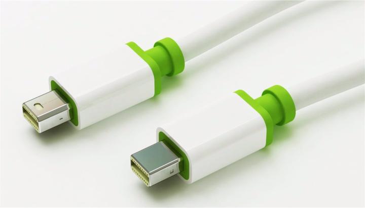 Produktbild Moshi Mini DisplayPort Cable Weiss (Mini DP, 17.30 cm)
