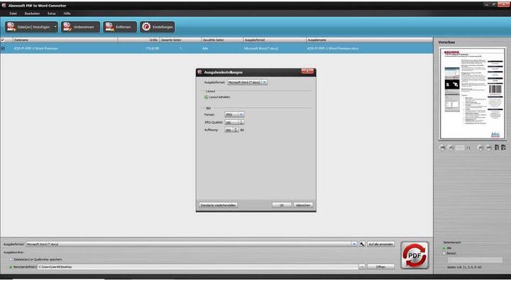 Image du produit Bhv PDF-2-Word Premium (1 Utilisateur, Illimité)
