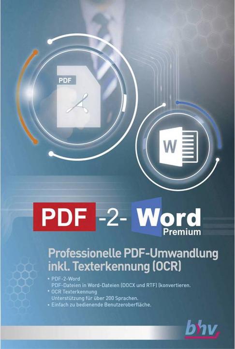 Image du produit Bhv PDF-2-Word Premium (1 Utilisateur, Illimité)