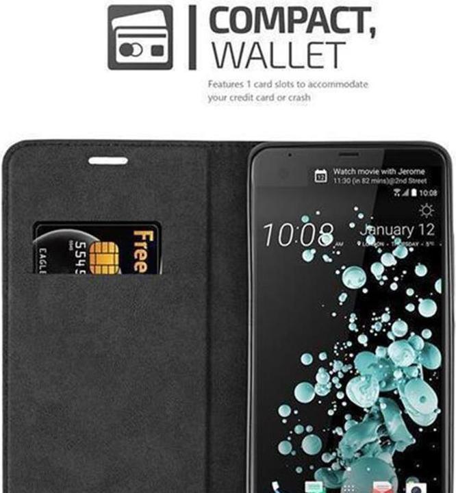 Productafbeelding Cadorabo Boek Onzichtbare Magneethoes (HTC U Ultra)