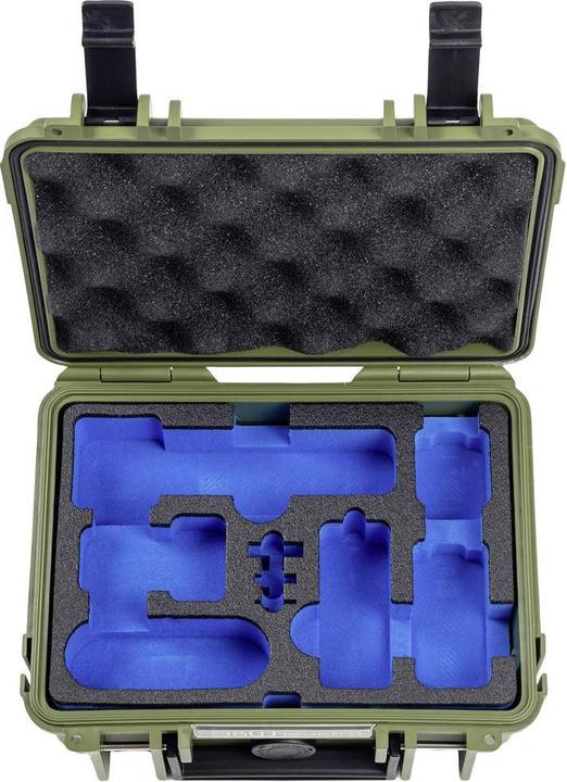 Actual product image B&W International B&W DJI Osmo Pocket 3 Case Type 500 Brown Green (Drone case)