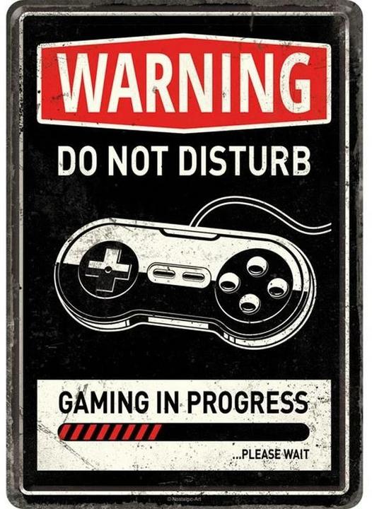 Image du produit Nostalgic-Art Merchandising Carte postale Gaming in progress 14 x 10 cm (1 pcs)