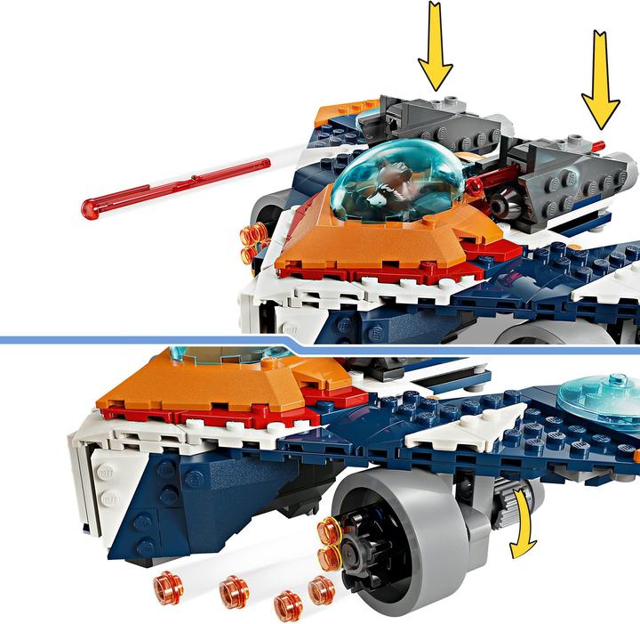 Image du produit LEGO Le vaisseau spatial de Rocket contre Ronan (76278, LEGO Marvel)