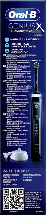 Actual product image Oral-B Genius X Electric Toothbrush Black (Oscillating toothbrush)