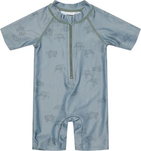 Actual product image Little Dutch Turtle Island Olive Short Sleeve Swimsuit - 86/92 (86)
