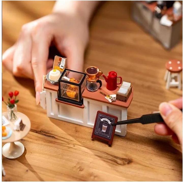 Actual product image Robotime Coffee Shop