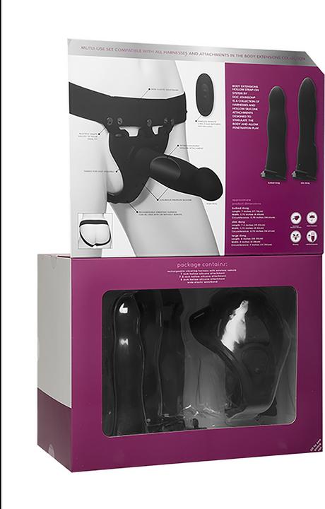 Actual product image Doc Johnson Strap-On Set with Vibration