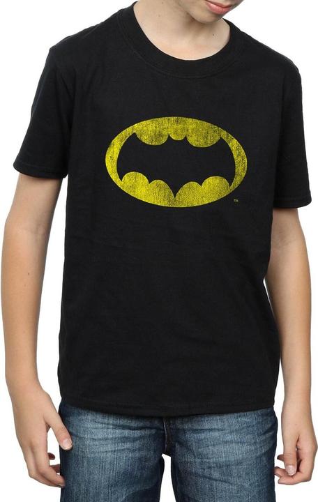 Immagine prodotto Maglietta Batman Serie TV Ragazzi con Logo Distressed (140, 146)