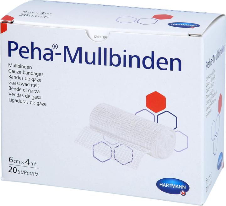 Hartmann Peha-Mullbinde 6cmx4m, 20 St BIN