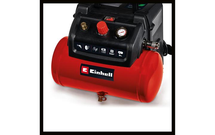 Actual product image Einhell TC-AC 190/6/8 OF Set (8 bar, 6 l)