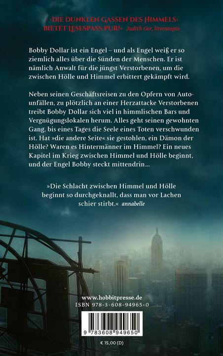 Produktbild Die dunklen Gassen des Himmels (Deutsch, Tad Williams, Cornelia Holfelder-von der Tann, 2016)