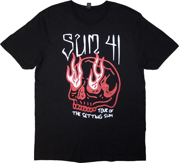Actual product image Universal Textiles Unisex Adult Tour '24 Skull Back Print T-Shirt (L)
