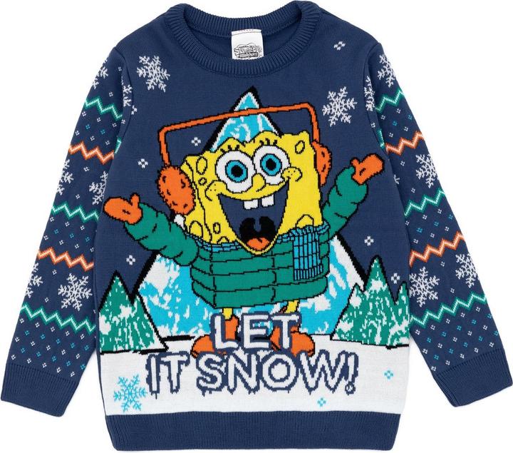 Spongebob Squarepants Let It Snow Pullover