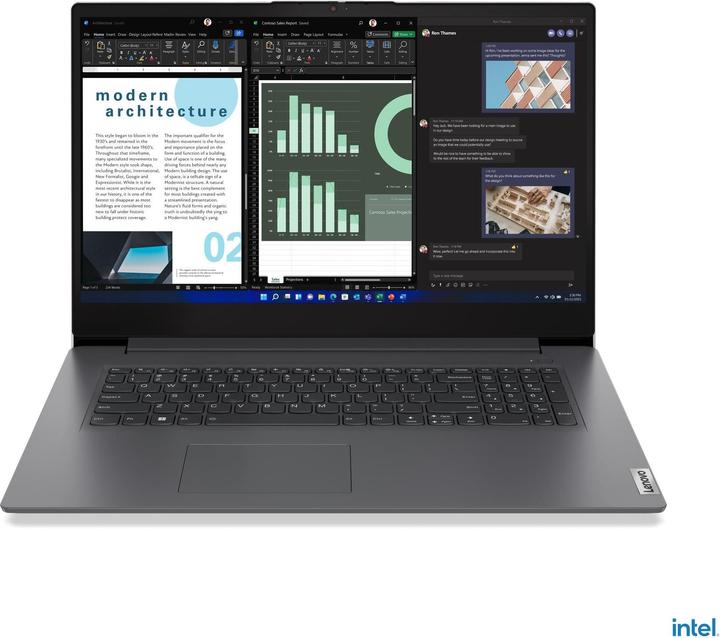 Produktbild Lenovo V17 Gen 4 (17.30", Intel Core i7-1355U, 16 GB, 512 GB, UK)