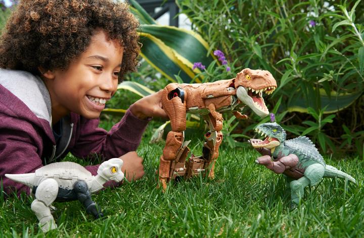 Image du produit Jurassic World Fierce Changers™ Chase 'N Roar Tyrannosaurus Rex