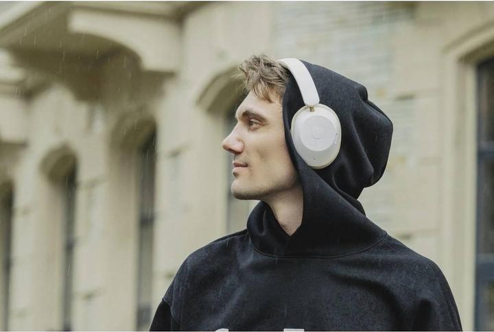 Produktbild OneOdio Handy Over Ear Kopfhörer Bluetooth® Weiss Noise Cancelling (ANC, 75 h, Kabellos)