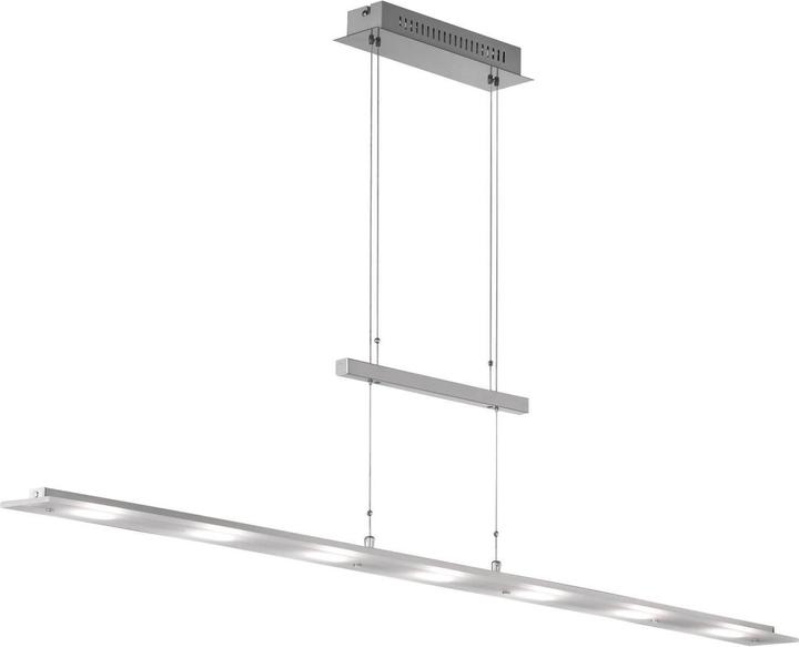 Image du produit Fischer & Honsel Suspension LED 7x4,3W 3500 lm 27000-4000 K blanc chaud/blanc neutre Largo nickel/chrome/blanc (3500 lm)