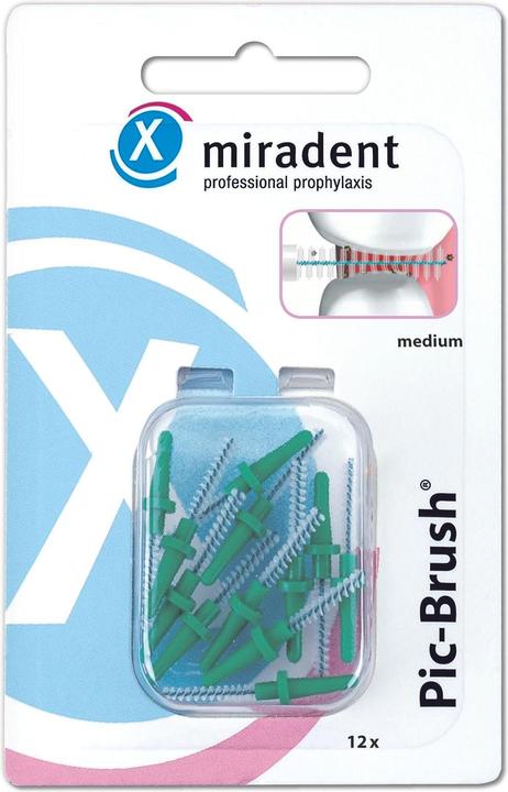 Image du produit Miradent Brosses de rechange Pic-Brush Refill (12 x)