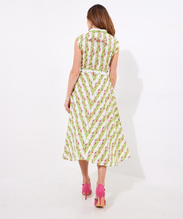 Immagine prodotto Joe Browns Stripe Rose Tie-Waist Dress (36)
