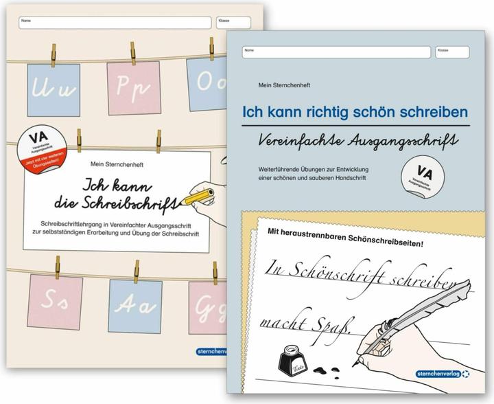 Actual product image Ich kann die Schreibschrift und Ich kann richtig schön schreiben - Ausgabe Vereinfachte Ausgang (German, Katrin Langhans, 2024)