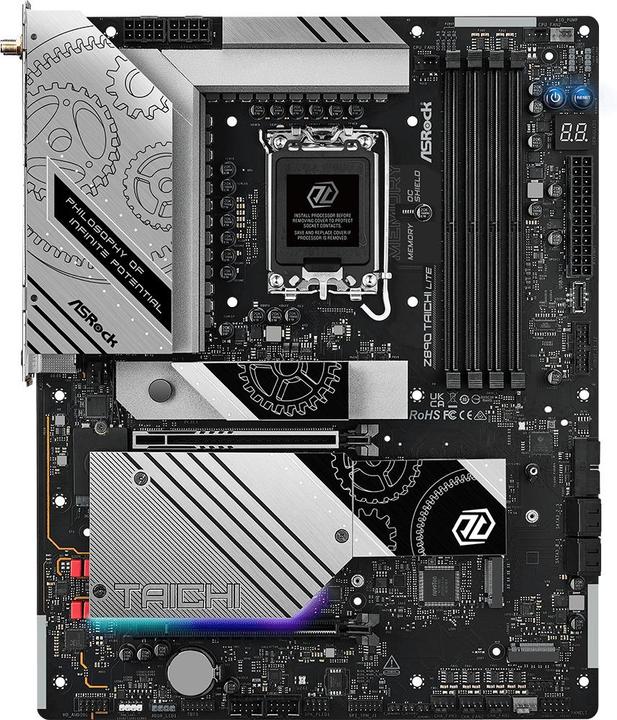 Actual product image AsRock Z890 Taichi Lite Intel DDR5 S1851 (LGA 1851, Intel Z890, ATX)