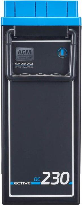Produktbild Ective AGM Batterie 230Ah 12V Deep Cycle Slim Front Terminal Versorgungs Akku Versorgungsbatterie (12 V, 230 Ah)