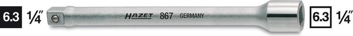 Produktbild HAZET Verlängerung 867-4 ∙ Vierkant6,3 mm (1/4 Zoll) ∙ Vierkant 6,3 mm (1/4 Zoll) (1/4")