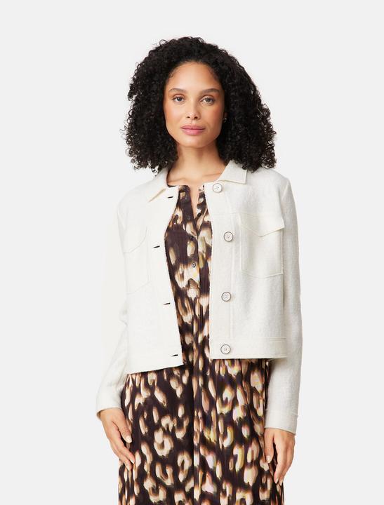 Produktbild Gerry Weber Kastige Blazerjacke in Bouclé-Optik Blazer Langarm gefüttert - 63296 (42)