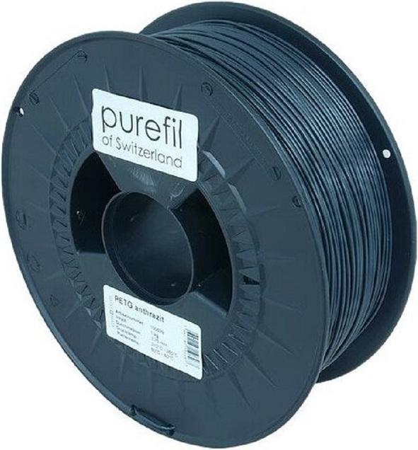 Productafbeelding Purefil Draad (PETG, 1.75 mm, 1000 g, Grijs)