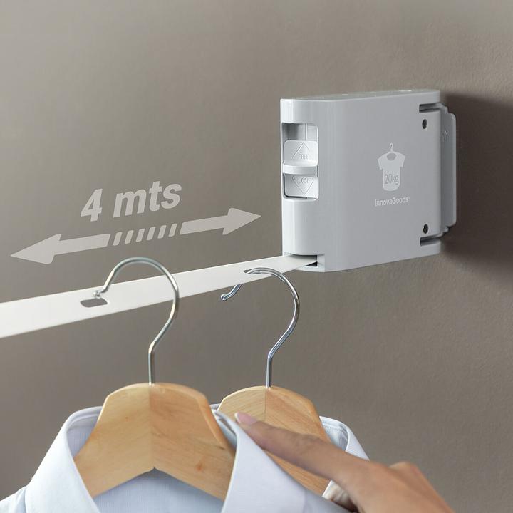 Produktbild InnovaGoods Ausziehbare Wäscheleine - 4 m (4 m)