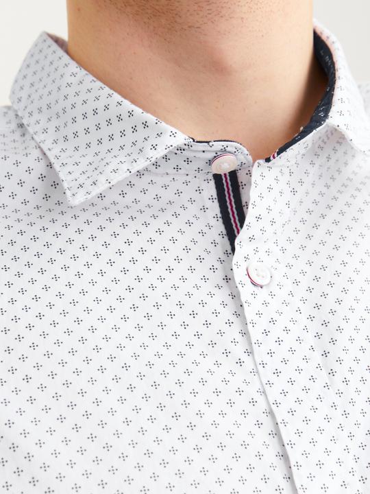 Produktbild Jack & Jones Jjplain Ditsy Detail Shirt Ss Pls (5XL)