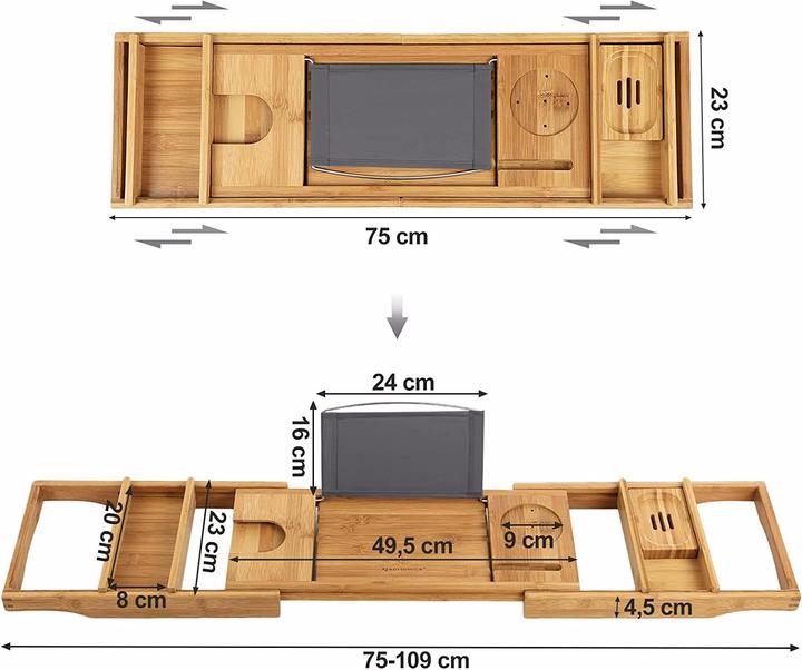 Produktbild Songmics Shelfy (109 x 23 x 4.5 cm)